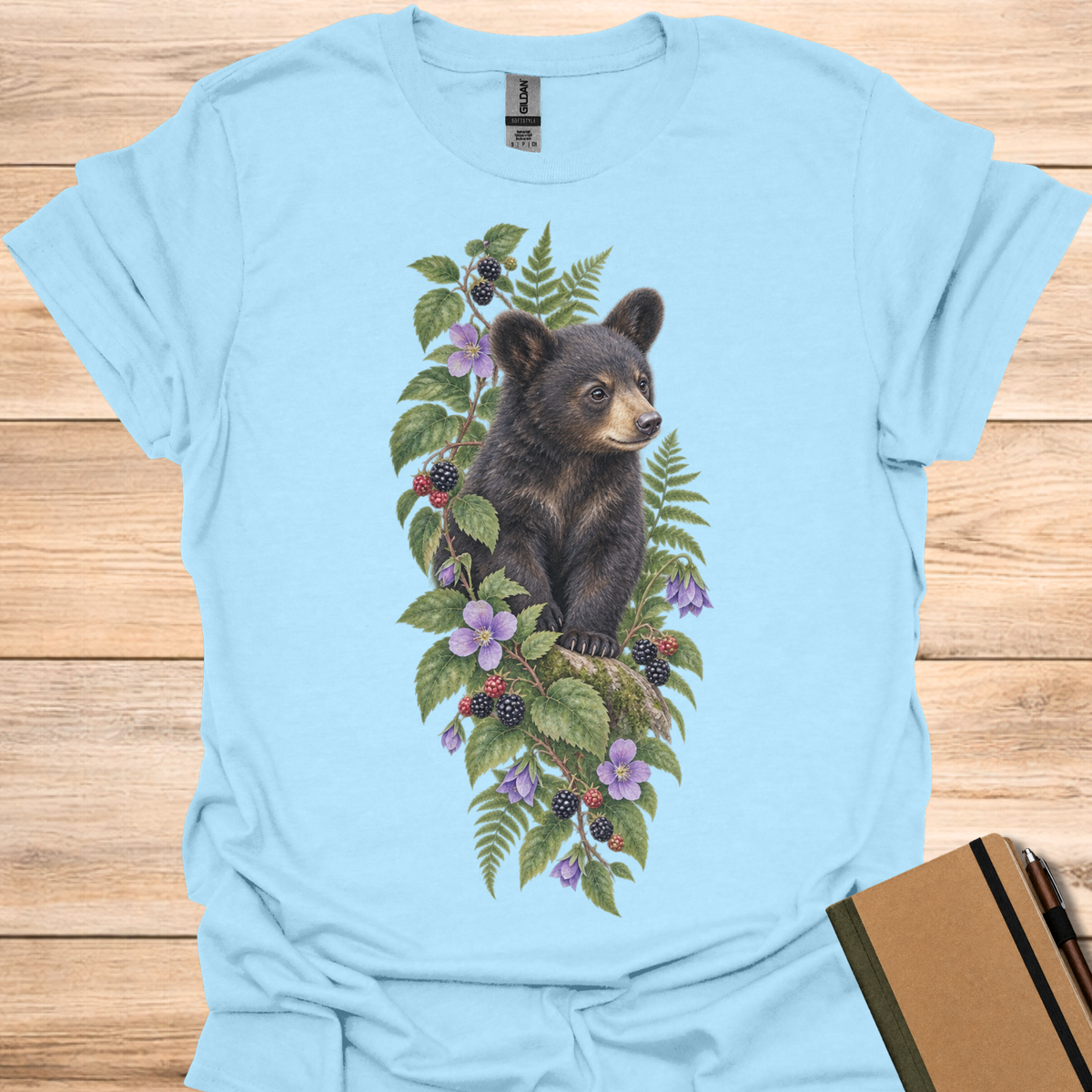 Black Bear Watercolor T-Shirt