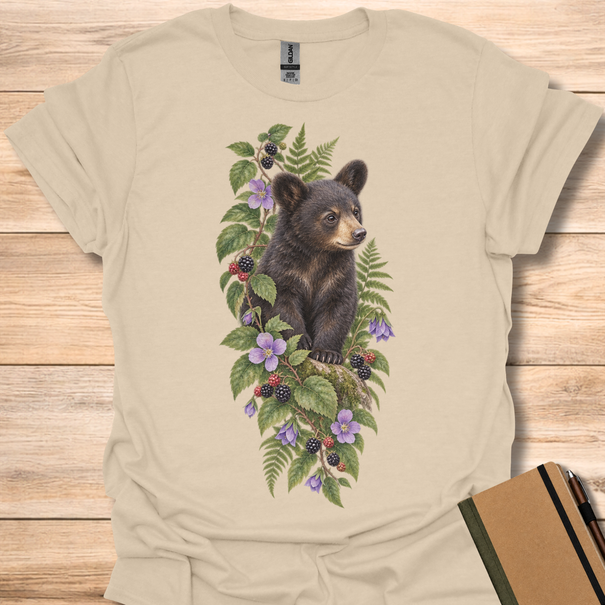 Black Bear Watercolor T-Shirt