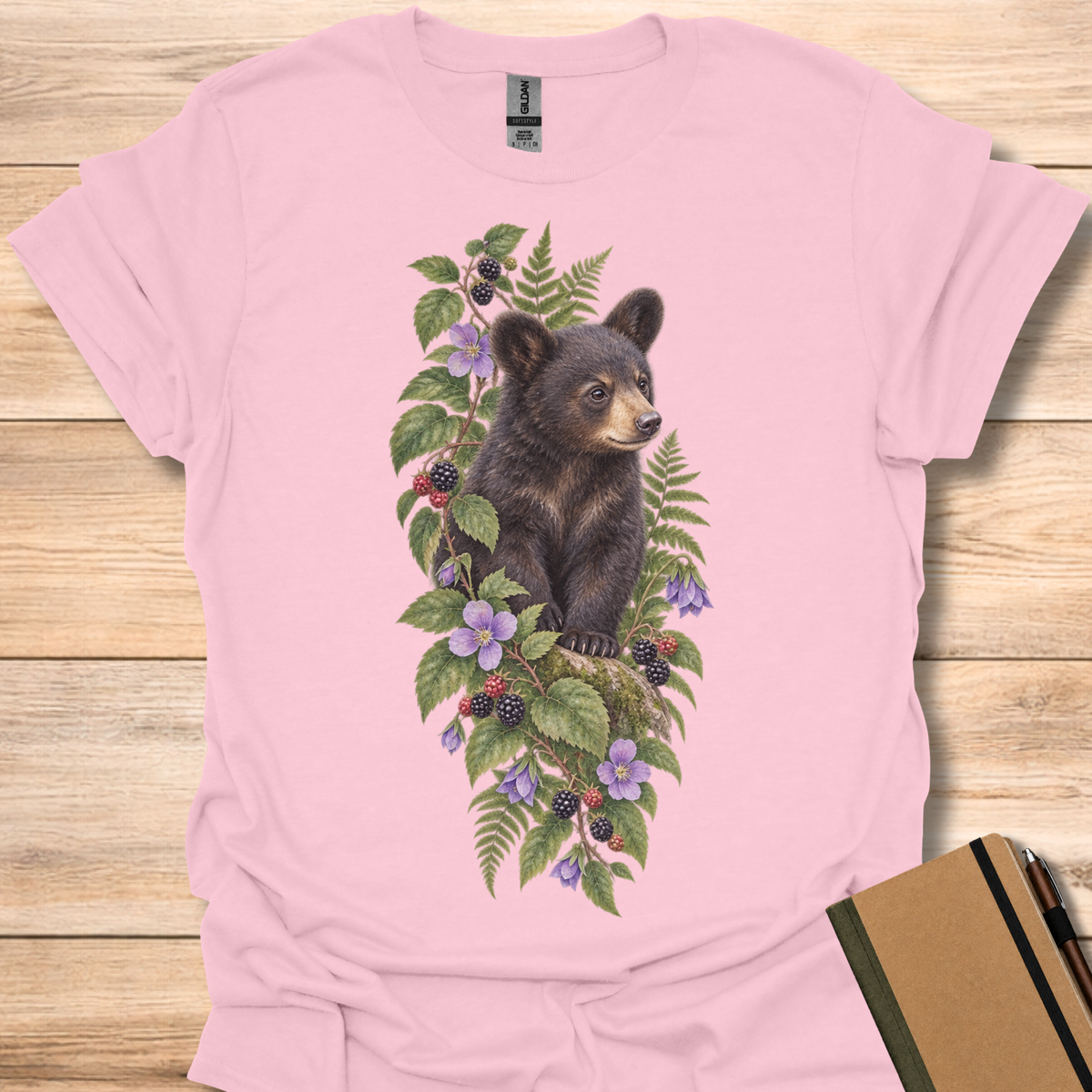 Black Bear Watercolor T-Shirt