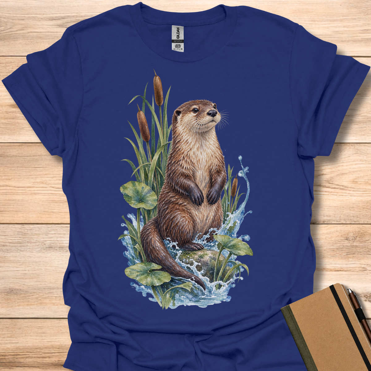 River Otter Watercolor T-Shirt