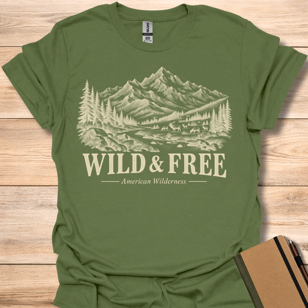 Wild & Free American Wilderness T-Shirt