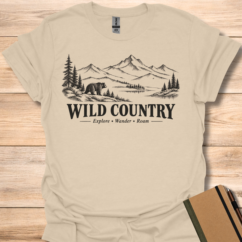 Wild Country Explore Wander Roam T-Shirt