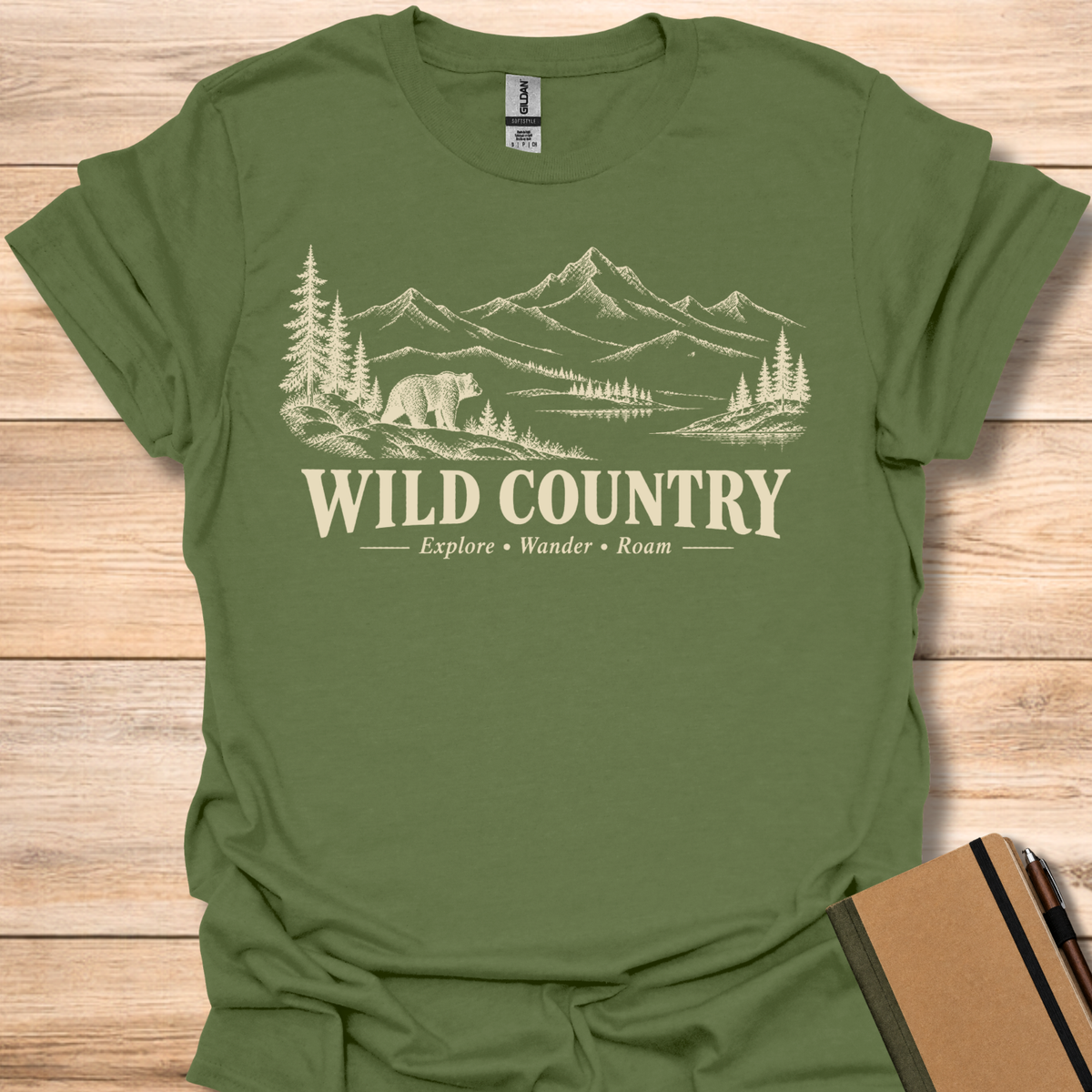 Wild Country Explore Wander Roam T-Shirt