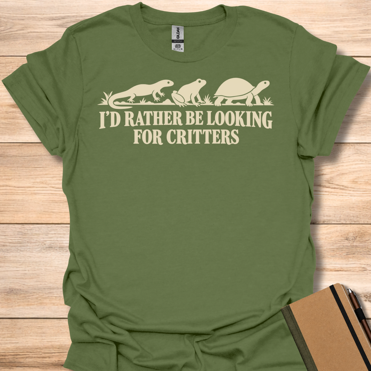 I'd Rather Be Looking For Critters T-Shirt