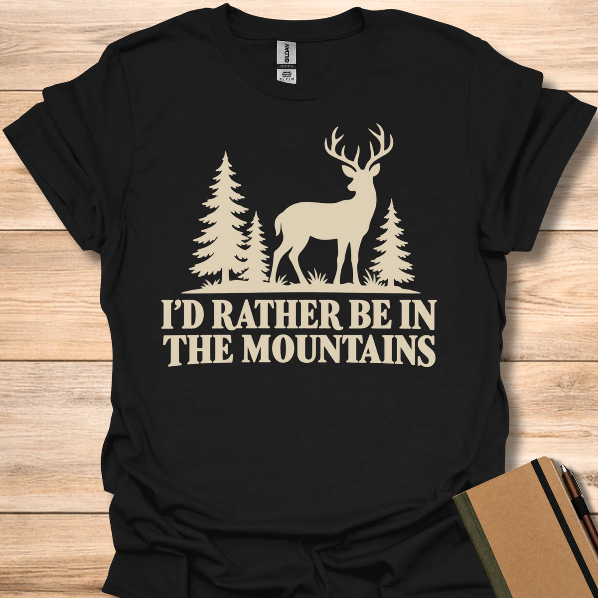 I'd Rather Be In The Mountains T-Shirt