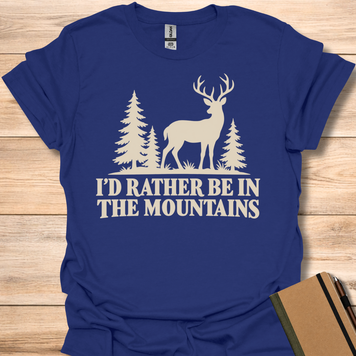 I'd Rather Be In The Mountains T-Shirt
