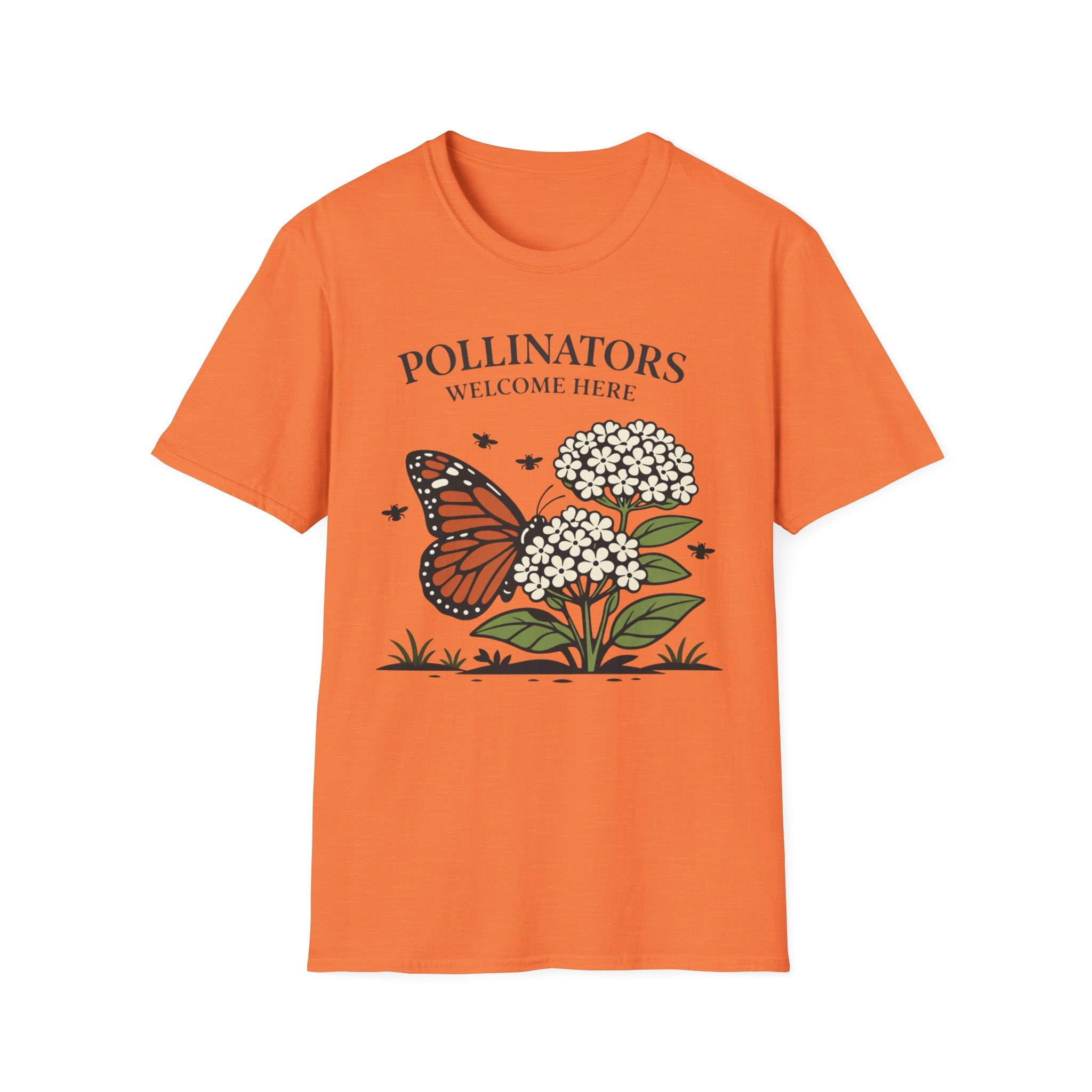 Pollinators Welcome Here T-Shirt