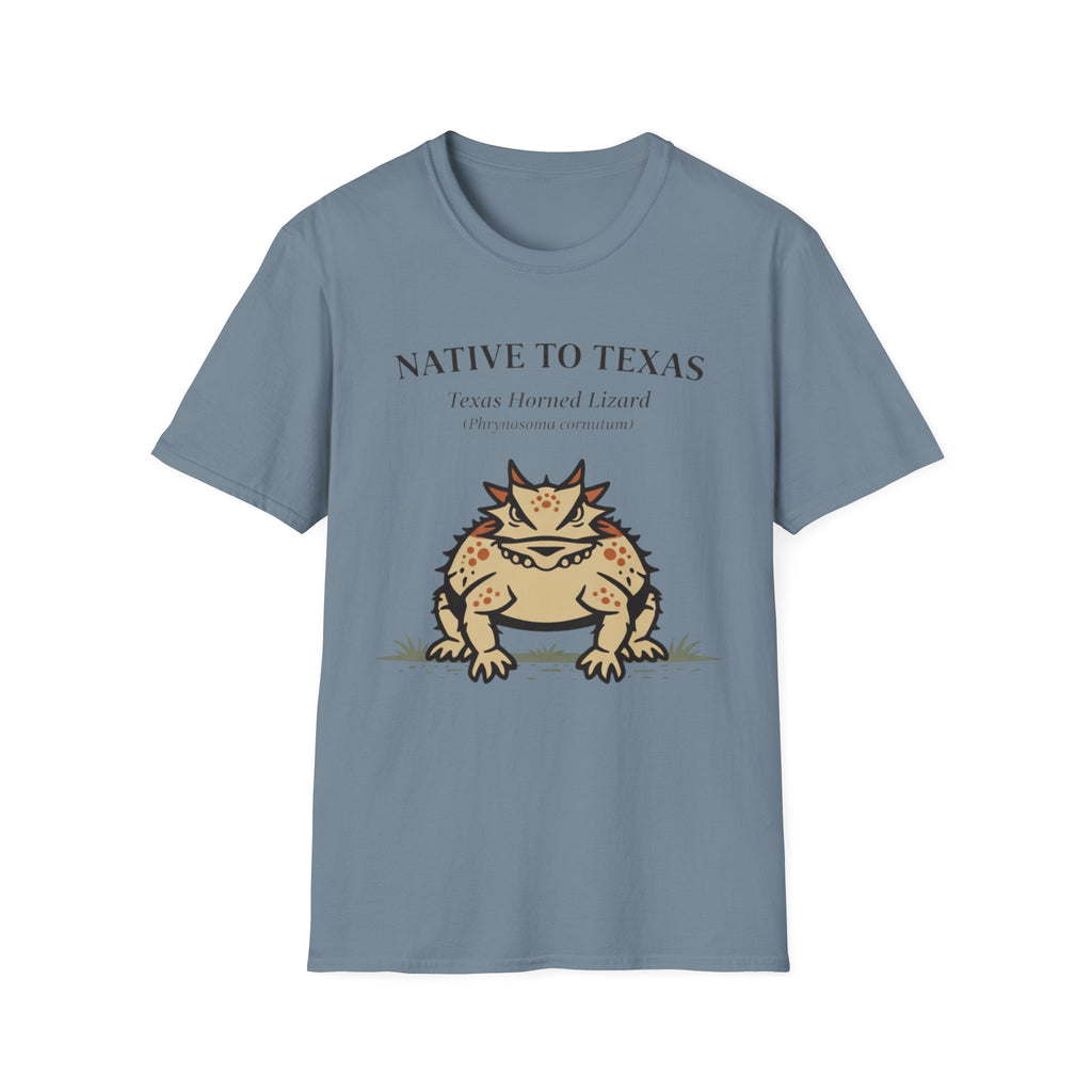Native to Texas Texas Horned Lizard T-Shirt