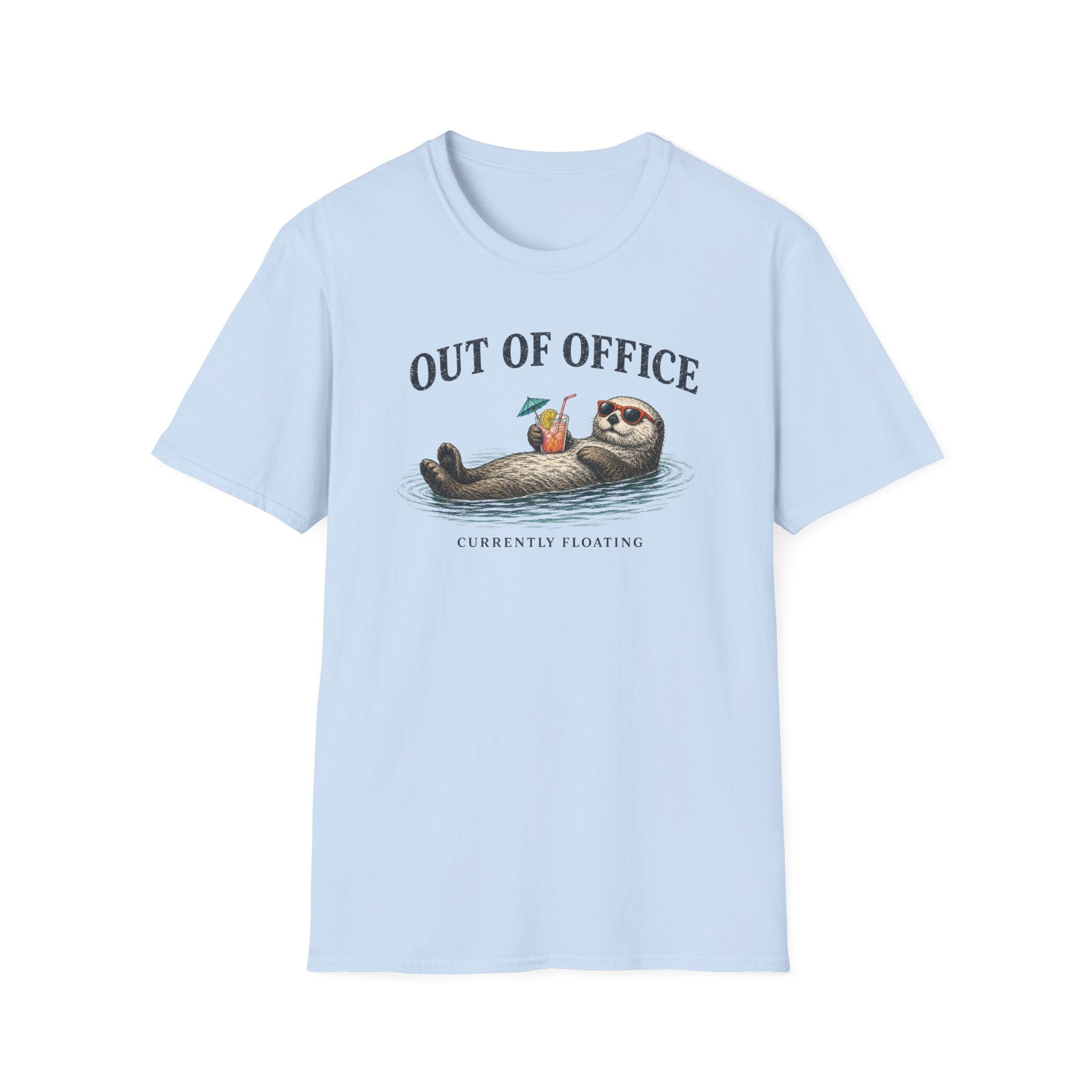 Out Of Office Currently Floating T-Shirt