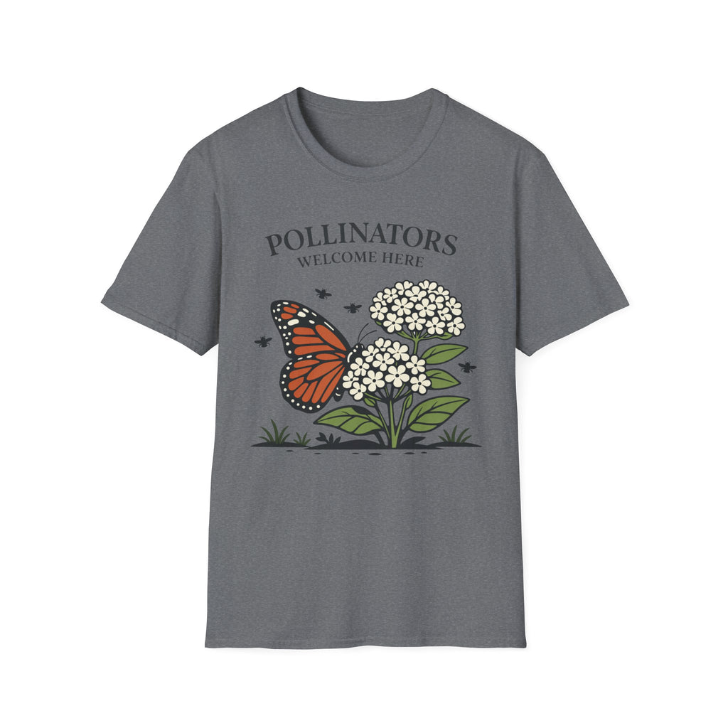 Pollinators Welcome Here T-Shirt