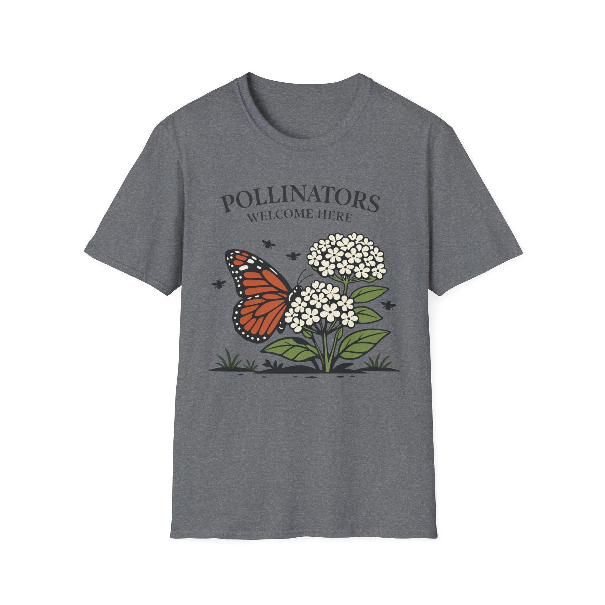 Pollinators Welcome Here T-Shirt