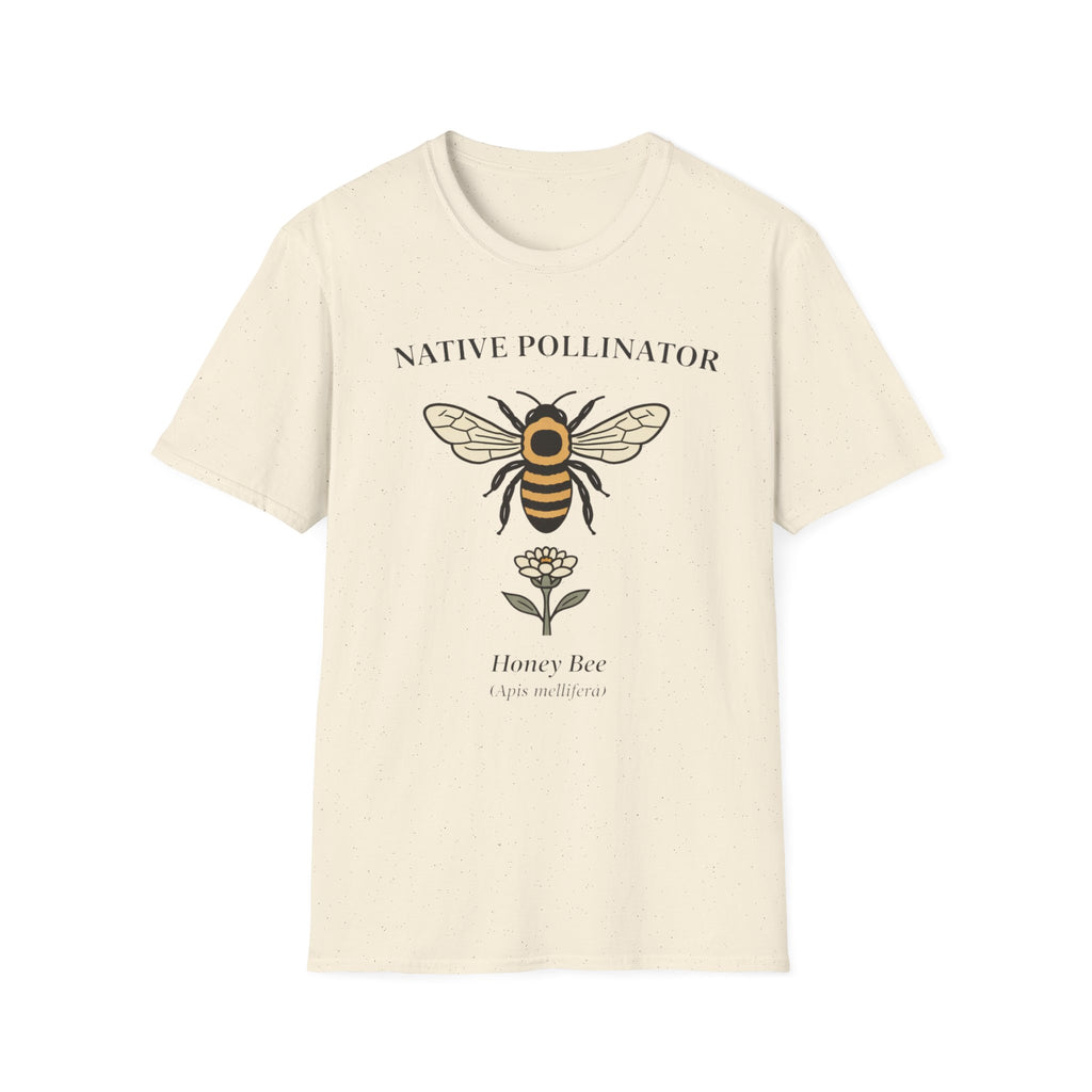 Native Pollinator Honey Bee T-Shirt