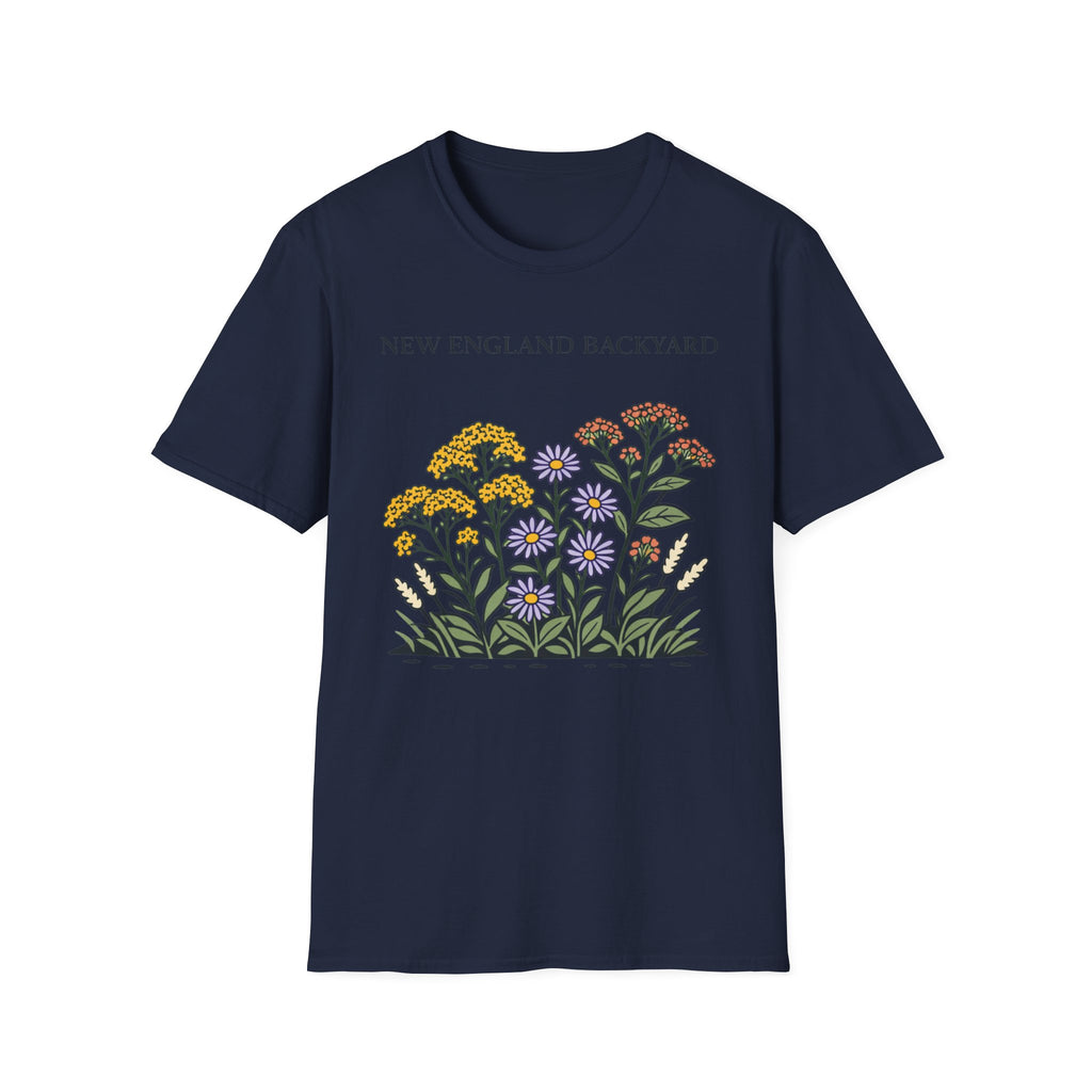 New England Backyard Flowers T-Shirt