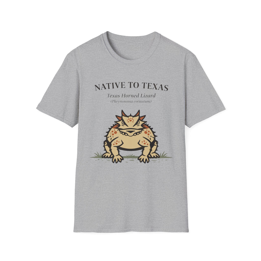 Native to Texas Texas Horned Lizard T-Shirt