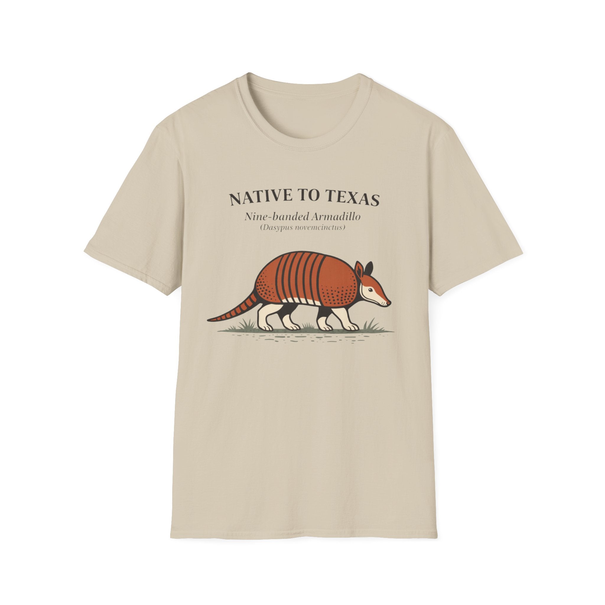 Native to Texas Nine-banded Armadillo T-Shirt
