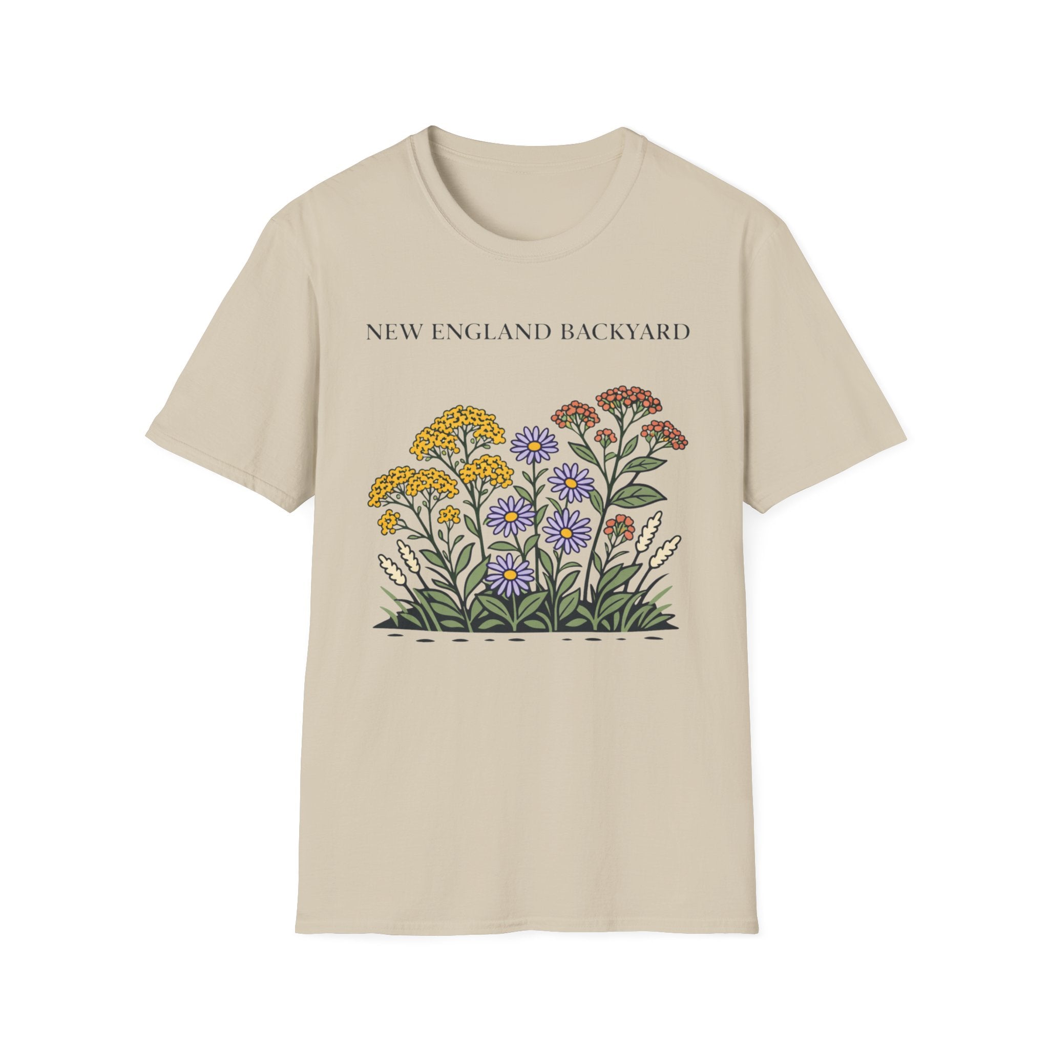 New England Backyard Flowers T-Shirt