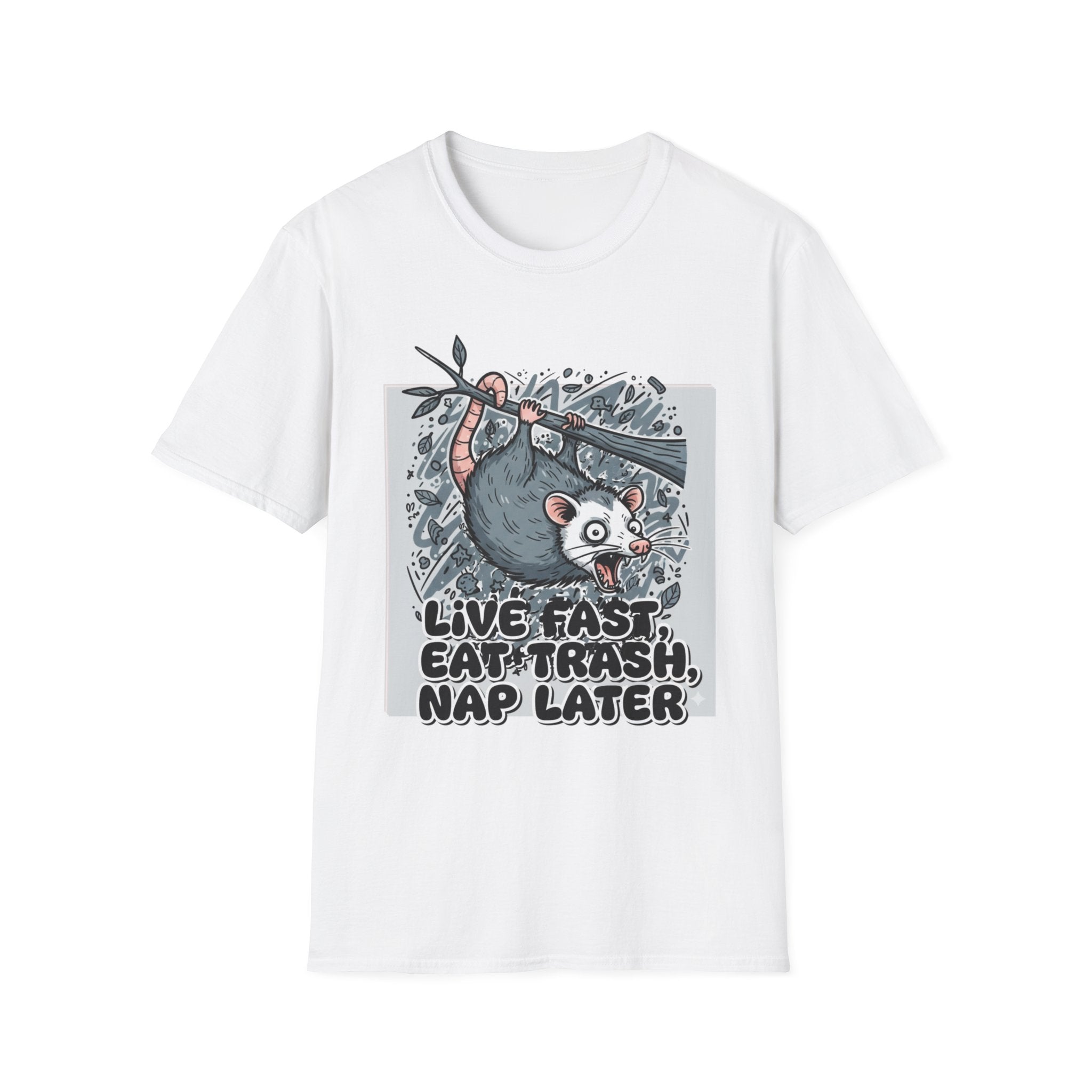 Live Fast, Eat Trash, Nap Later T-Shirt