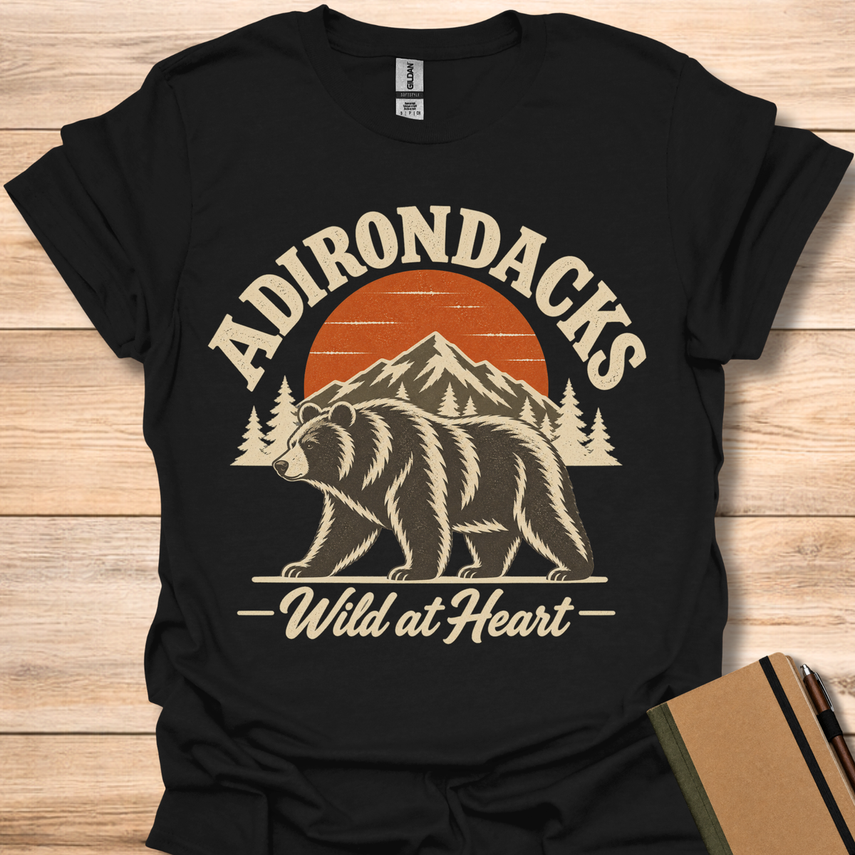 Adirondacks Wild At Heart - Black
