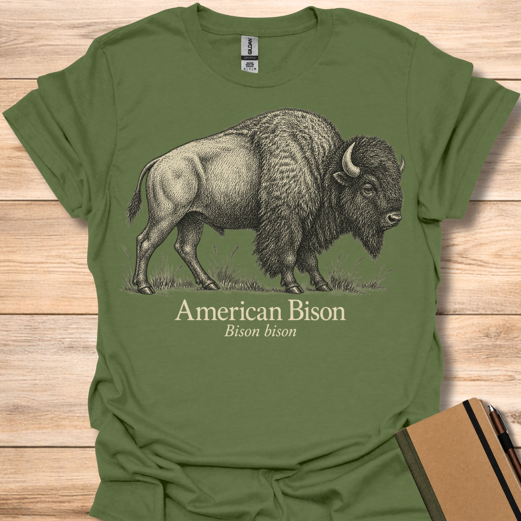 American Bison - Military Green