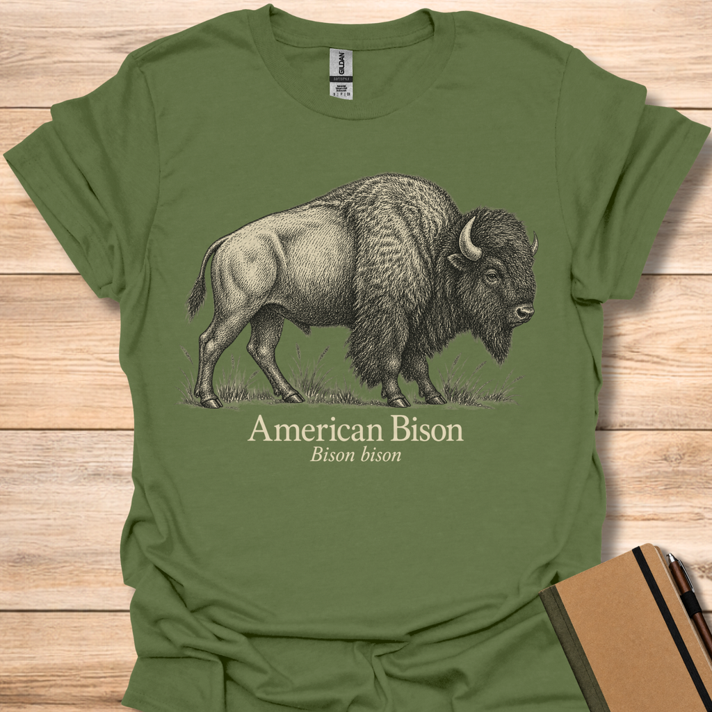 American Bison - Military Green