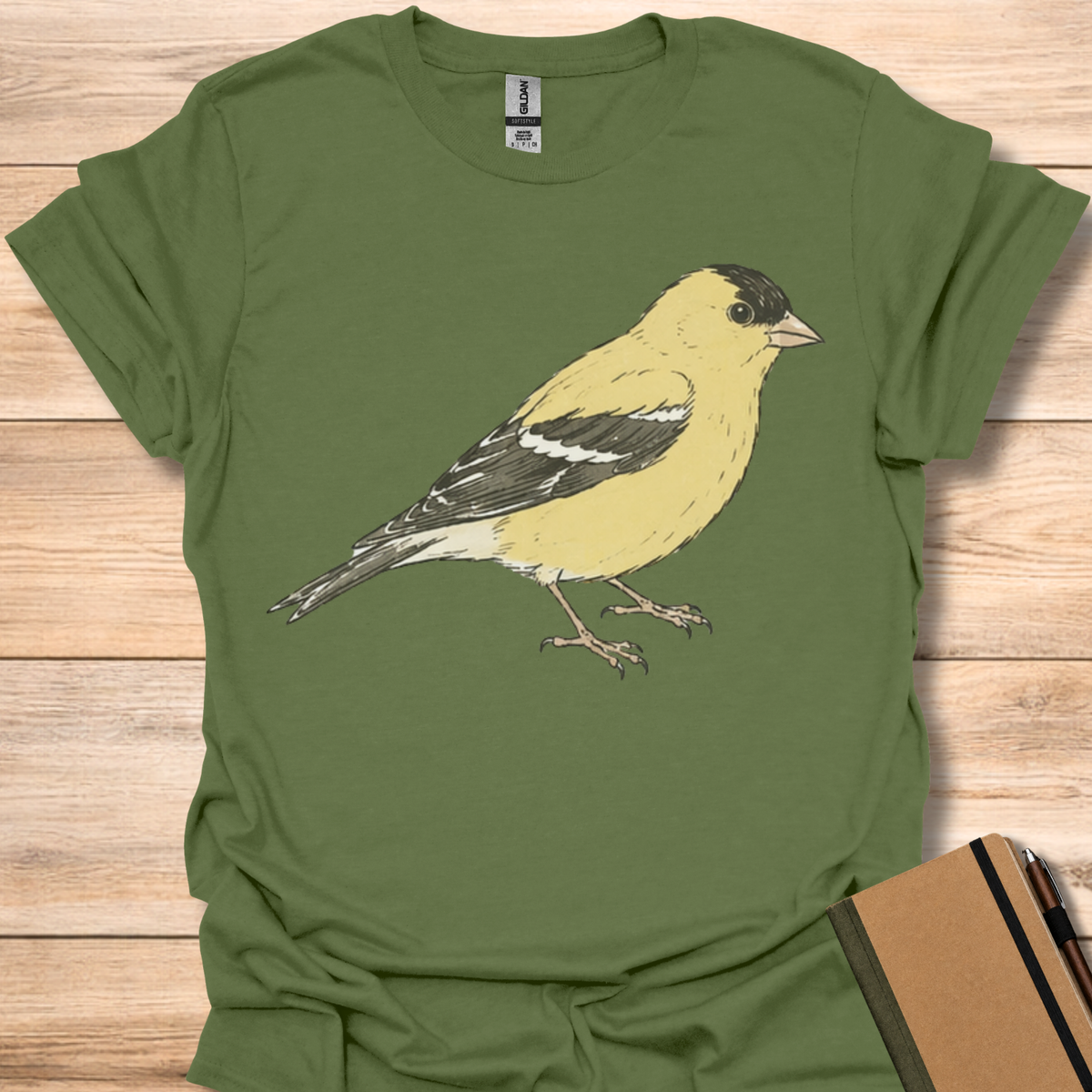 American Goldfinch - Military Green