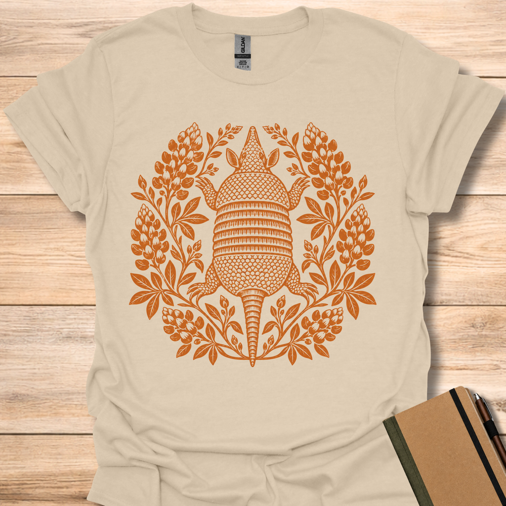 Armadillo Block Print - Sand
