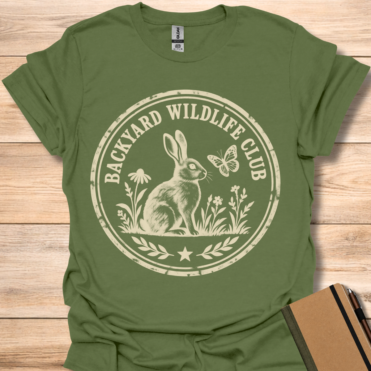 Backyard Wildlife Club - Military Green