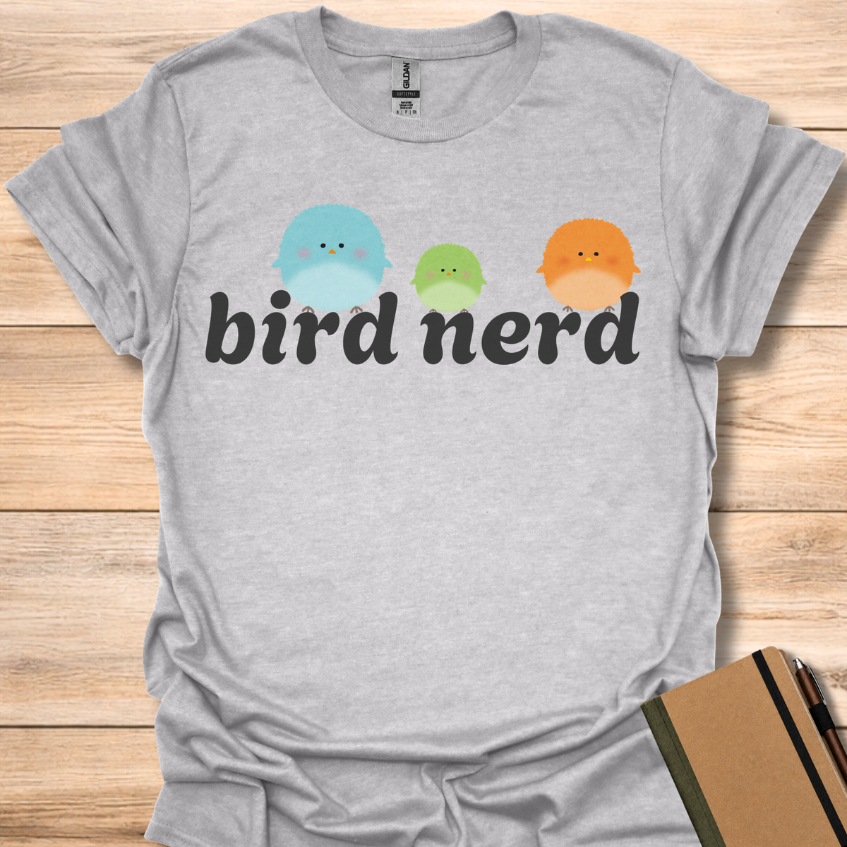 Bird Nerd Buddies - Sport Grey