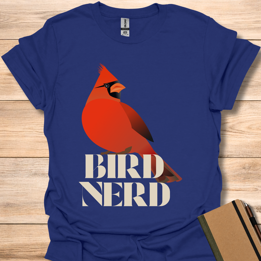 Bird Nerd Cardinal - Navy