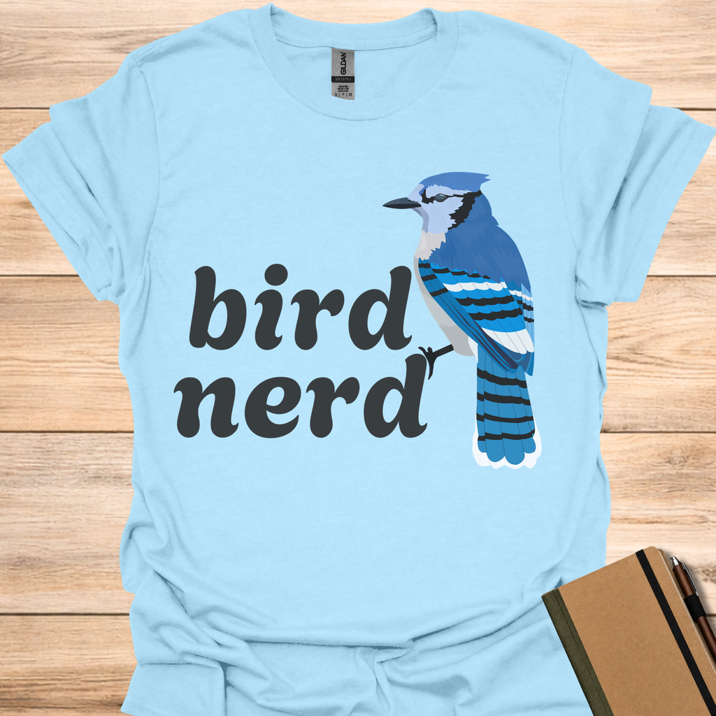 Bird Nerd Jay - Light Blue