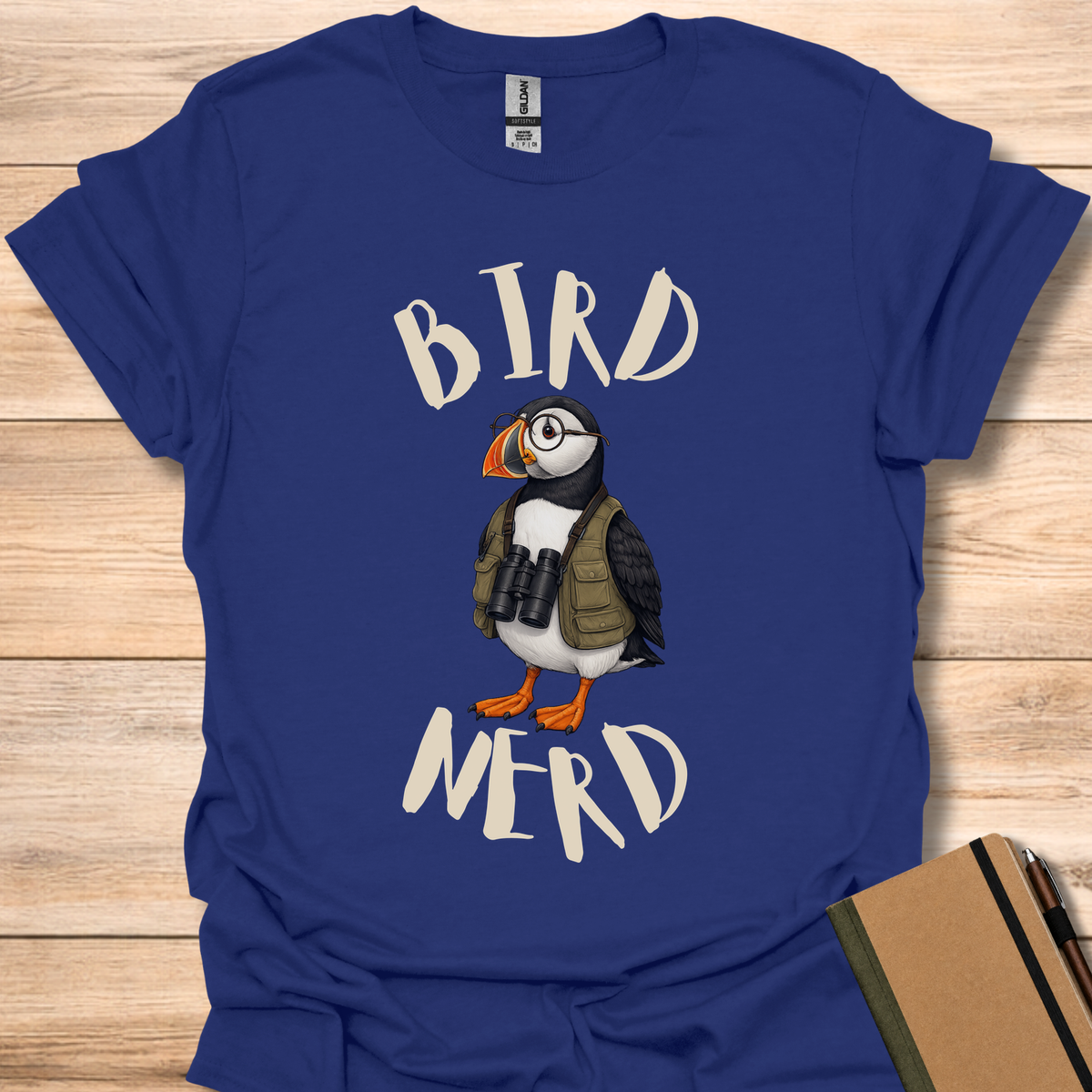 Bird Nerd Puffin - Navy