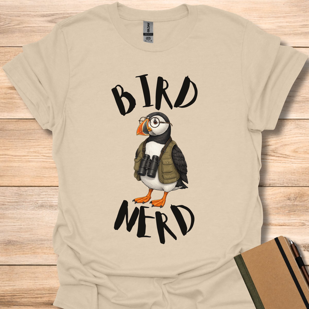 Bird Nerd Puffin - Sand