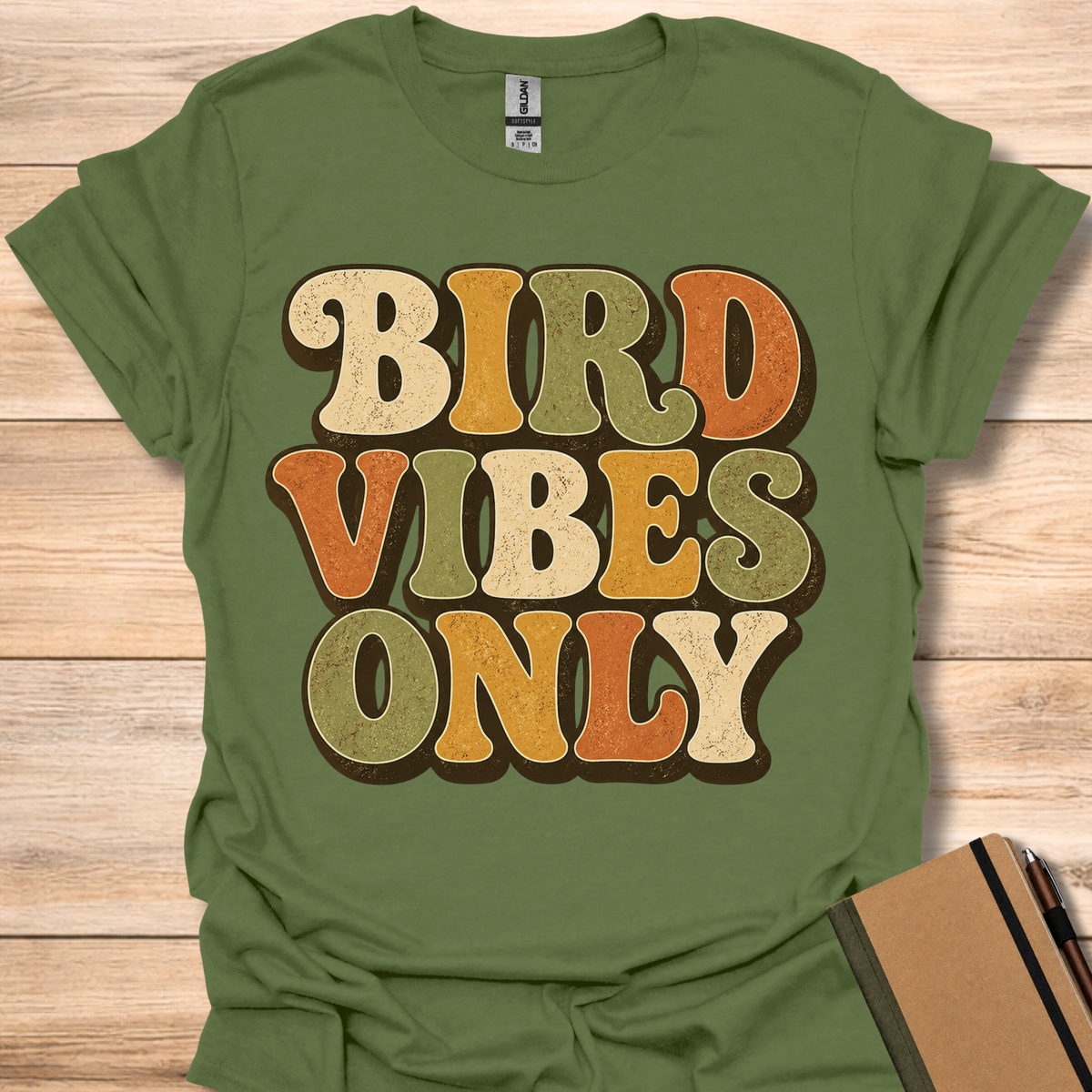 Bird Vibes Only - Military Green