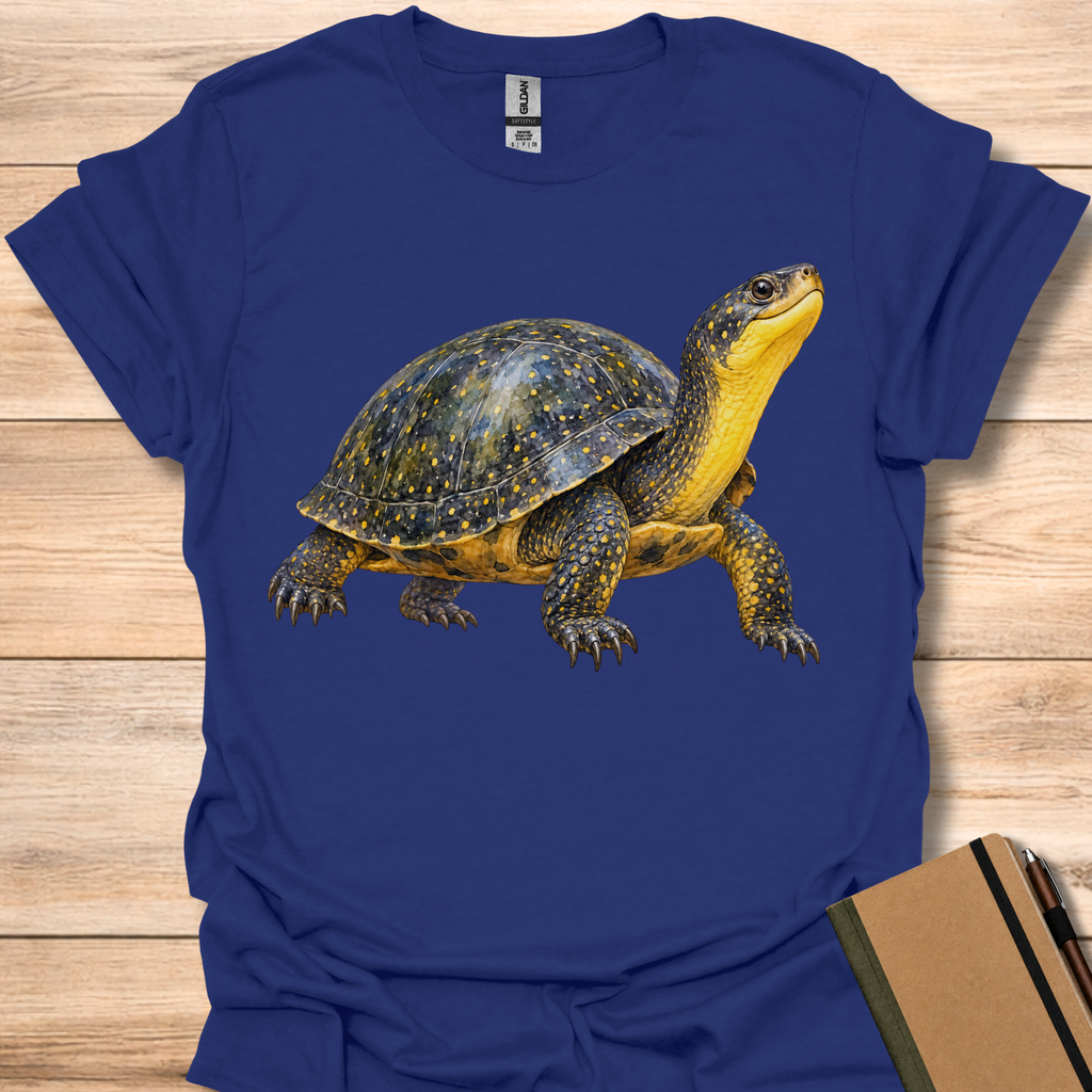Blanding'S Turtle Watercolor - Navy