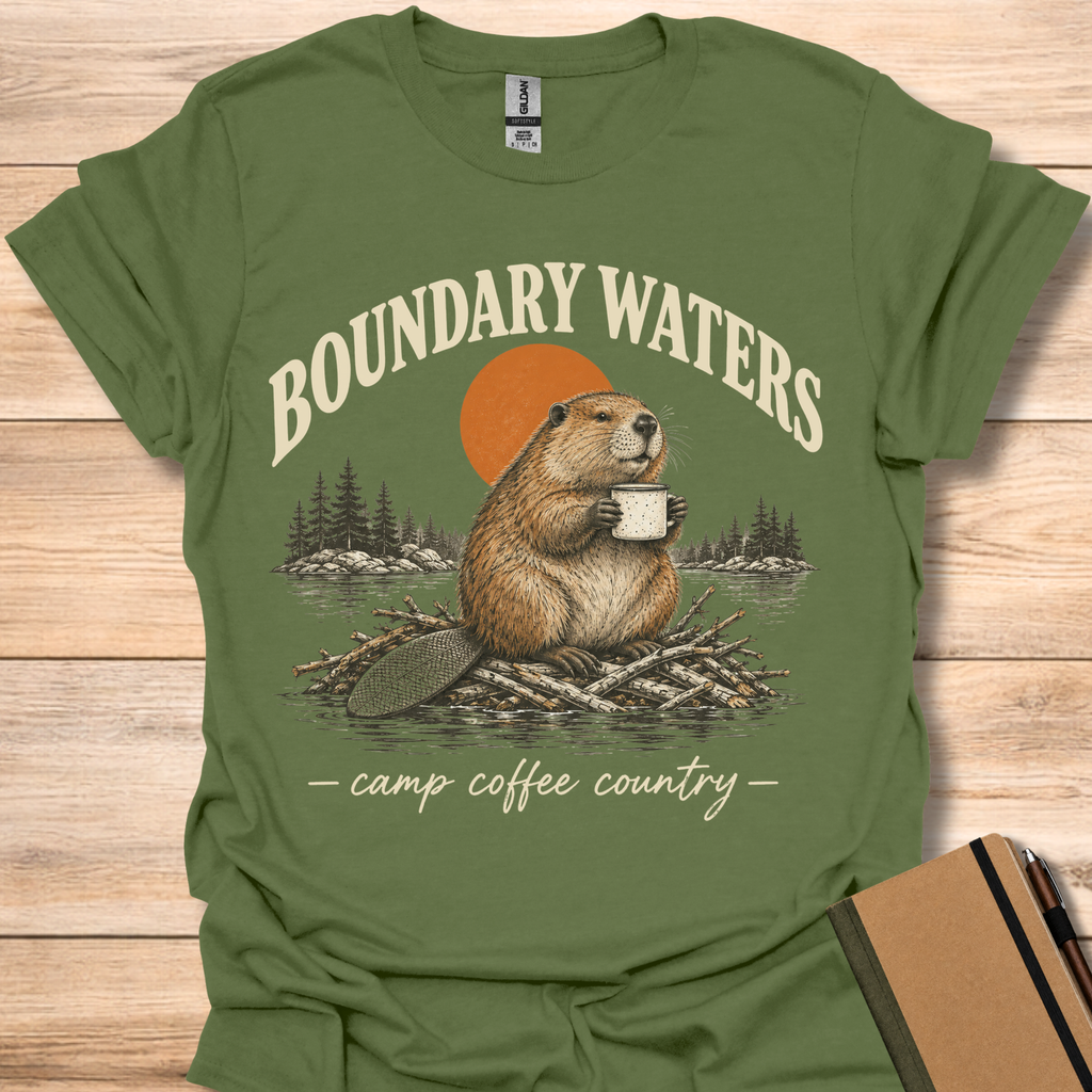 Boundary Waters Camp Coffee - Military Green