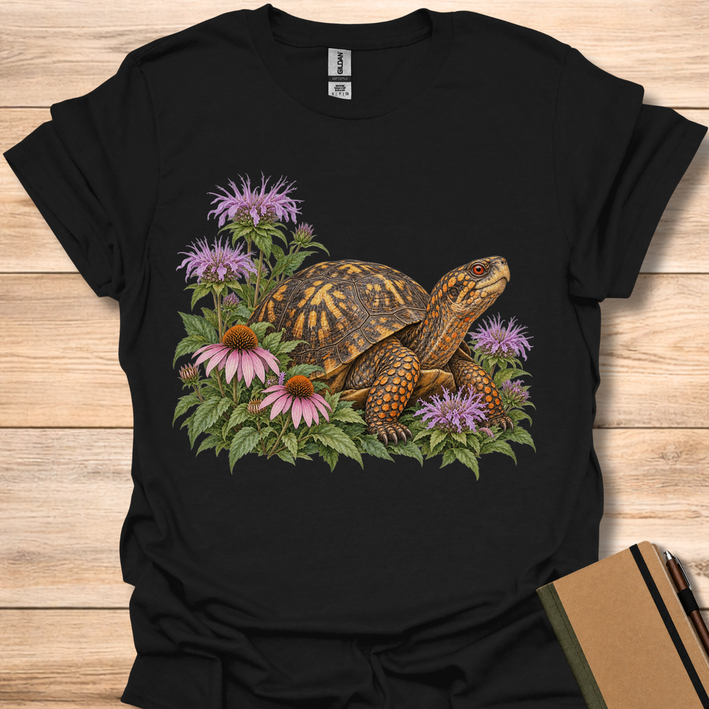 Box Turtle In Bergamot - Black
