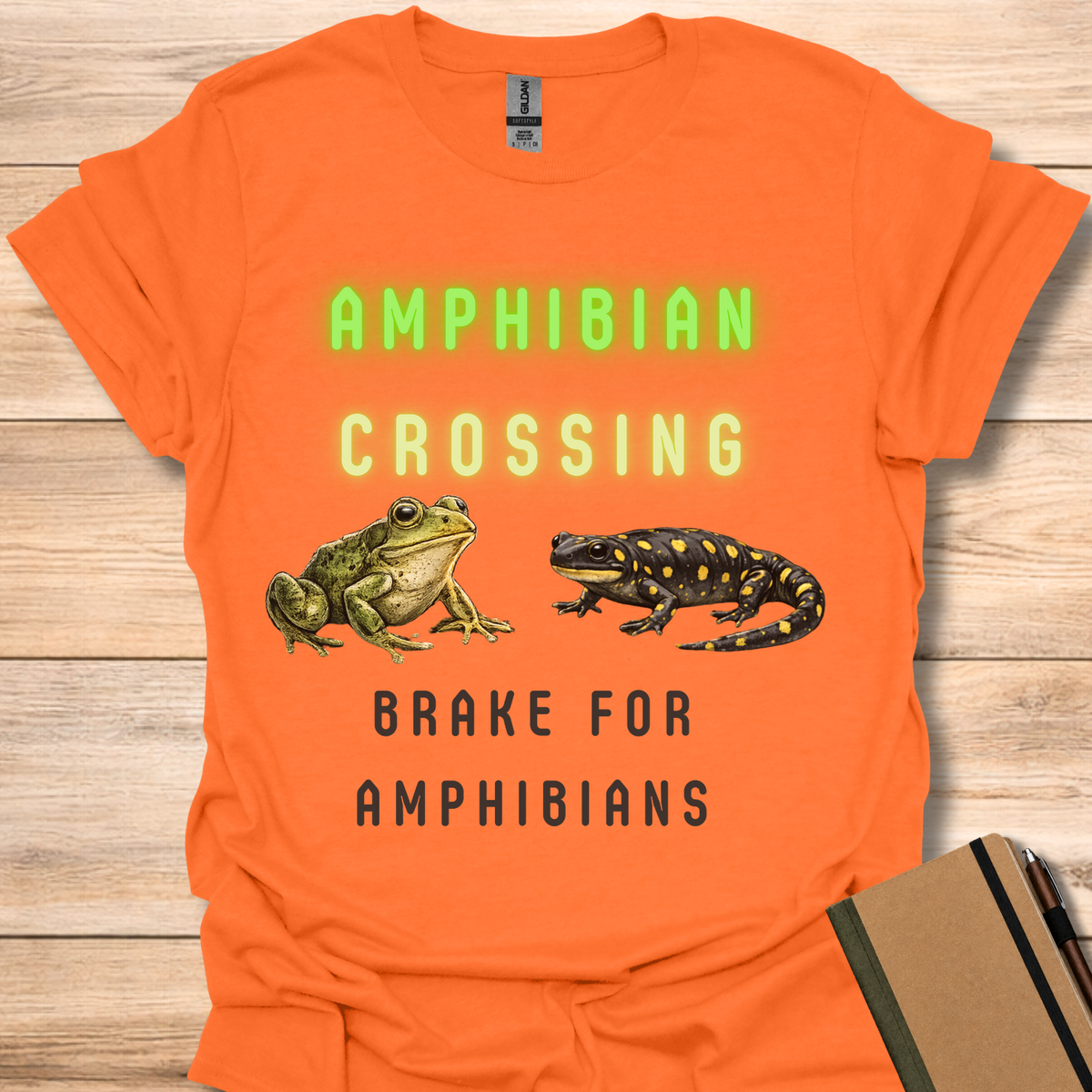 Brake For Amphibians - Orange