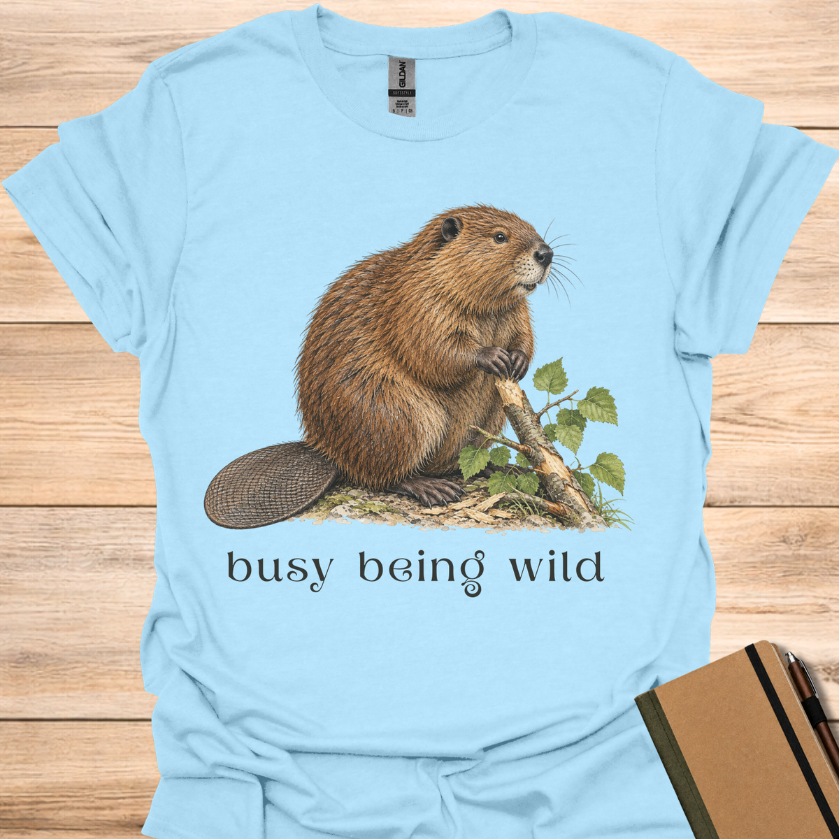 Busy Being Wild - Light Blue