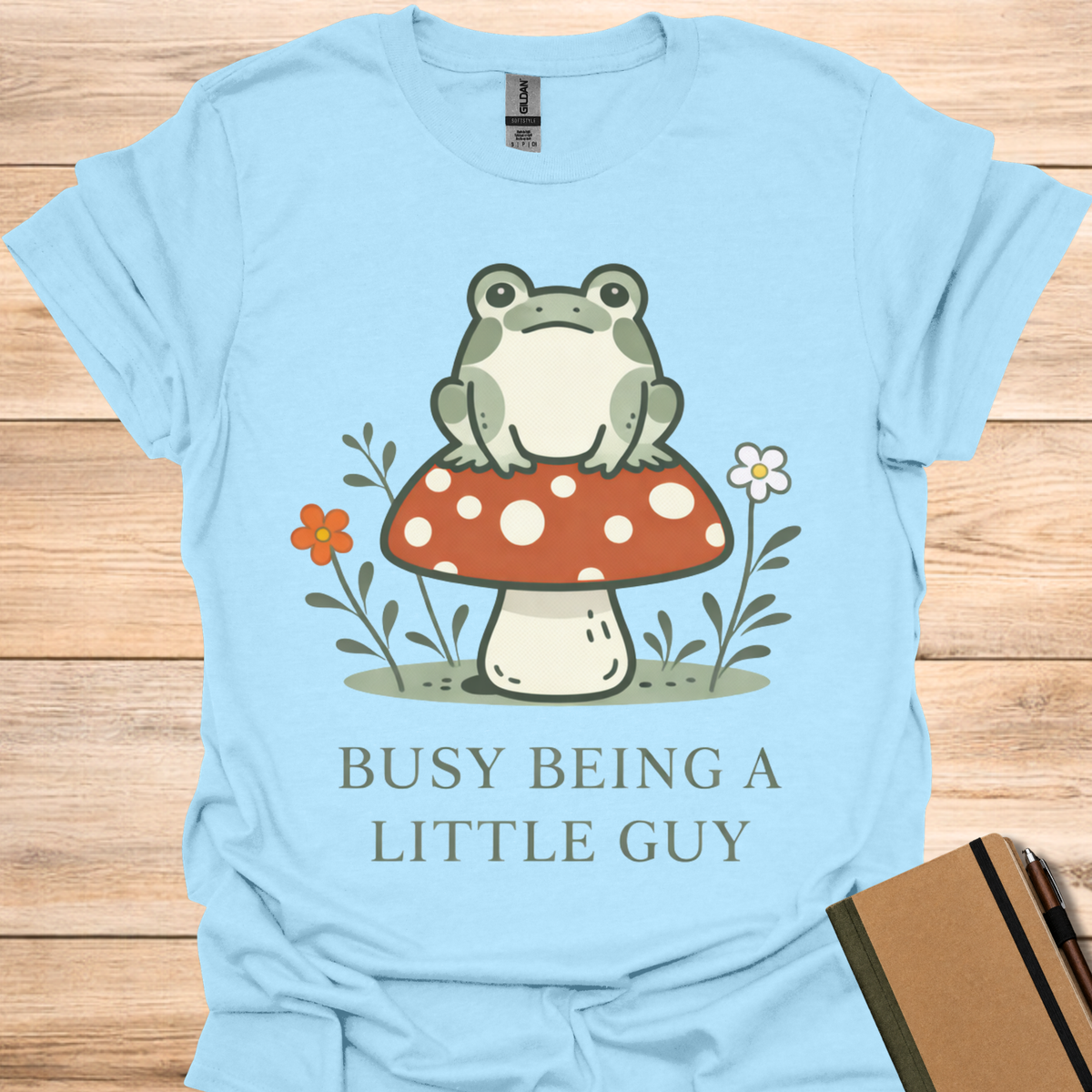 Busy Being a Little Guy - Light Blue