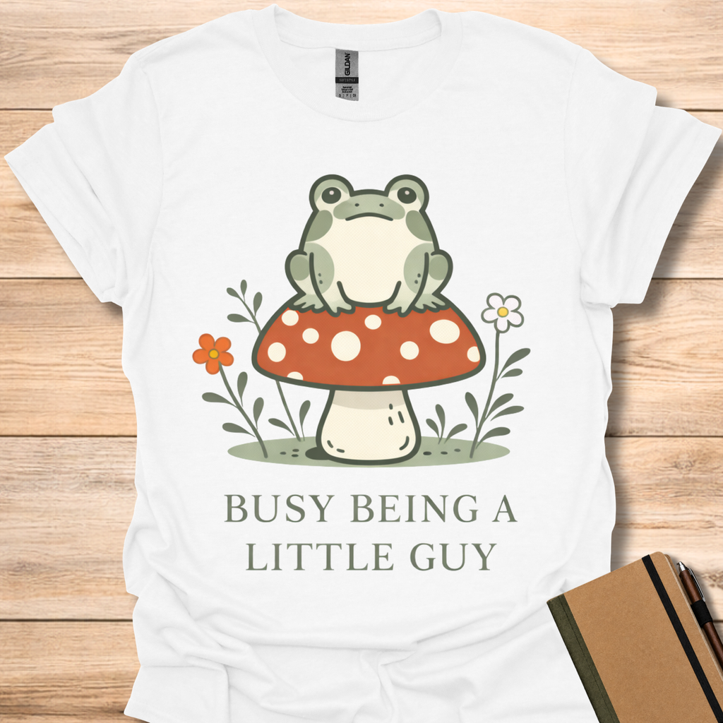 Busy Being a Little Guy - White