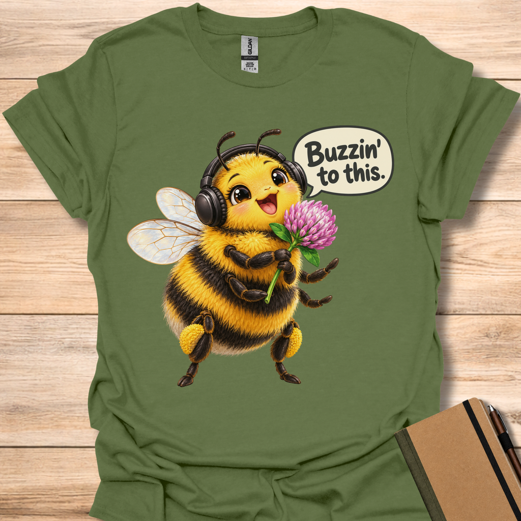 Buzzin To This Bee - Military Green