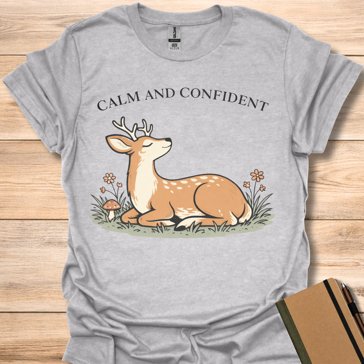 Calm and Confident - Sport Grey