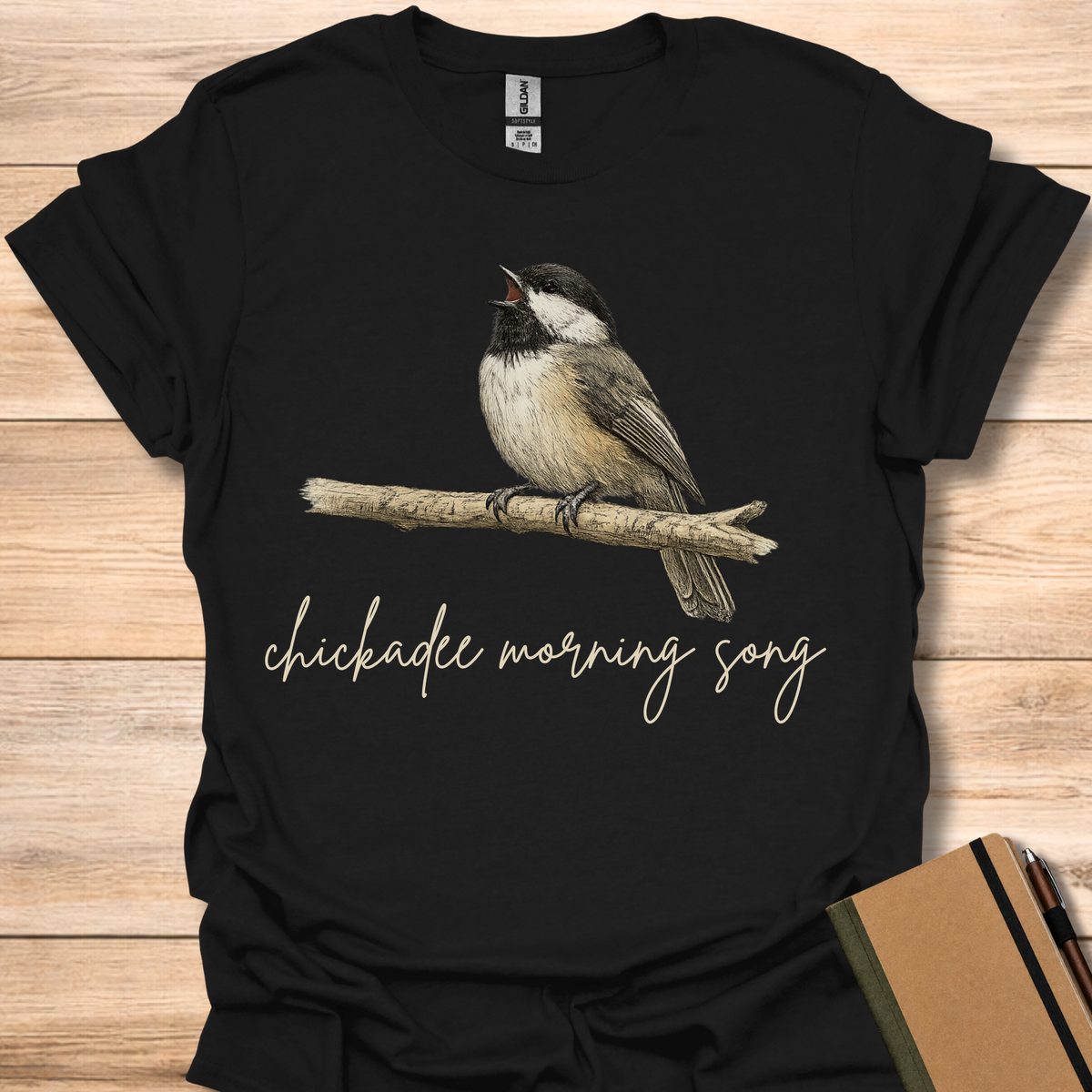 Chickadee Morning Song - Black