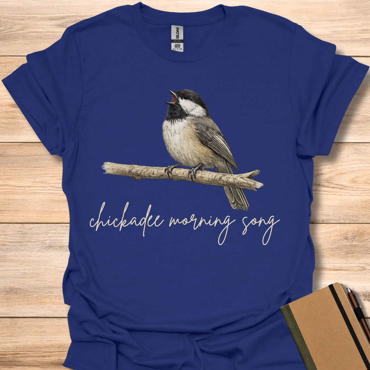 Chickadee Morning Song - Navy