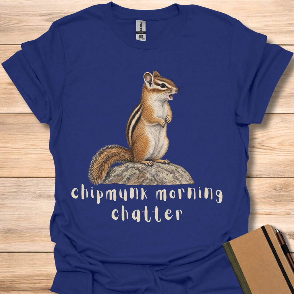Chipmunk Morning Chatter - Navy