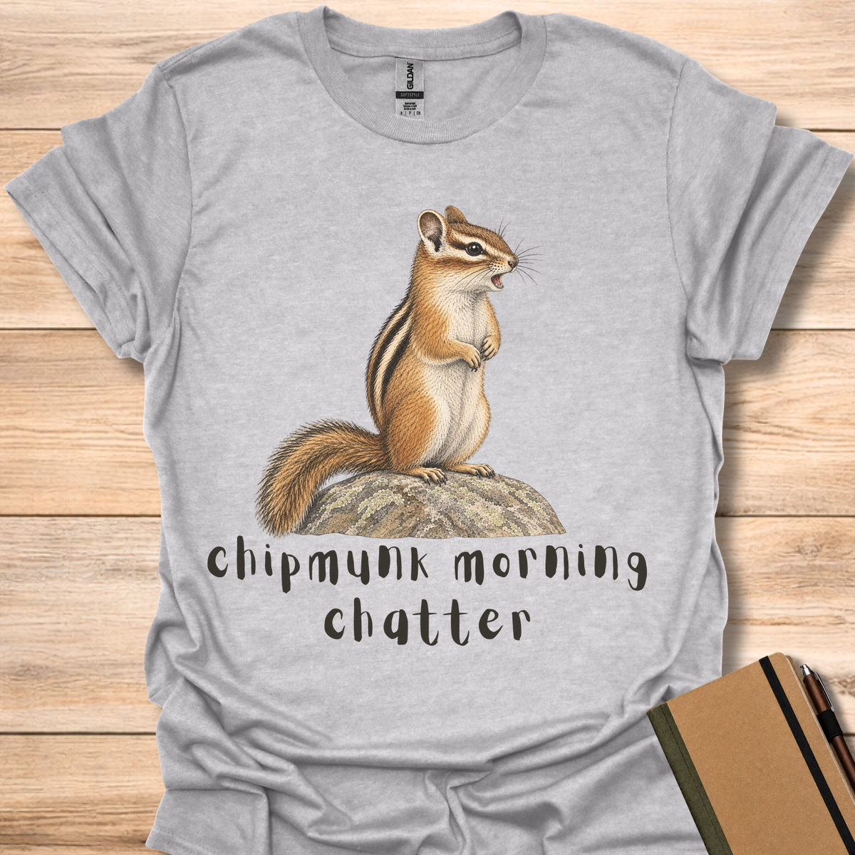 Chipmunk Morning Chatter - Sport Grey