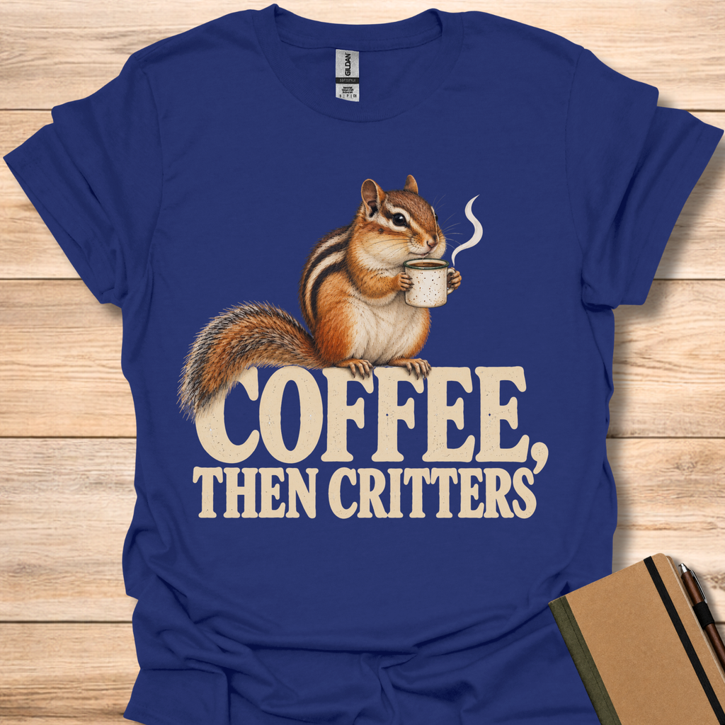 Coffee, Then Critters - Navy