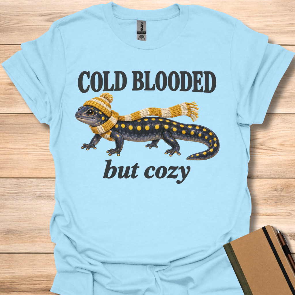 Cold Blooded But Cozy - Light Blue