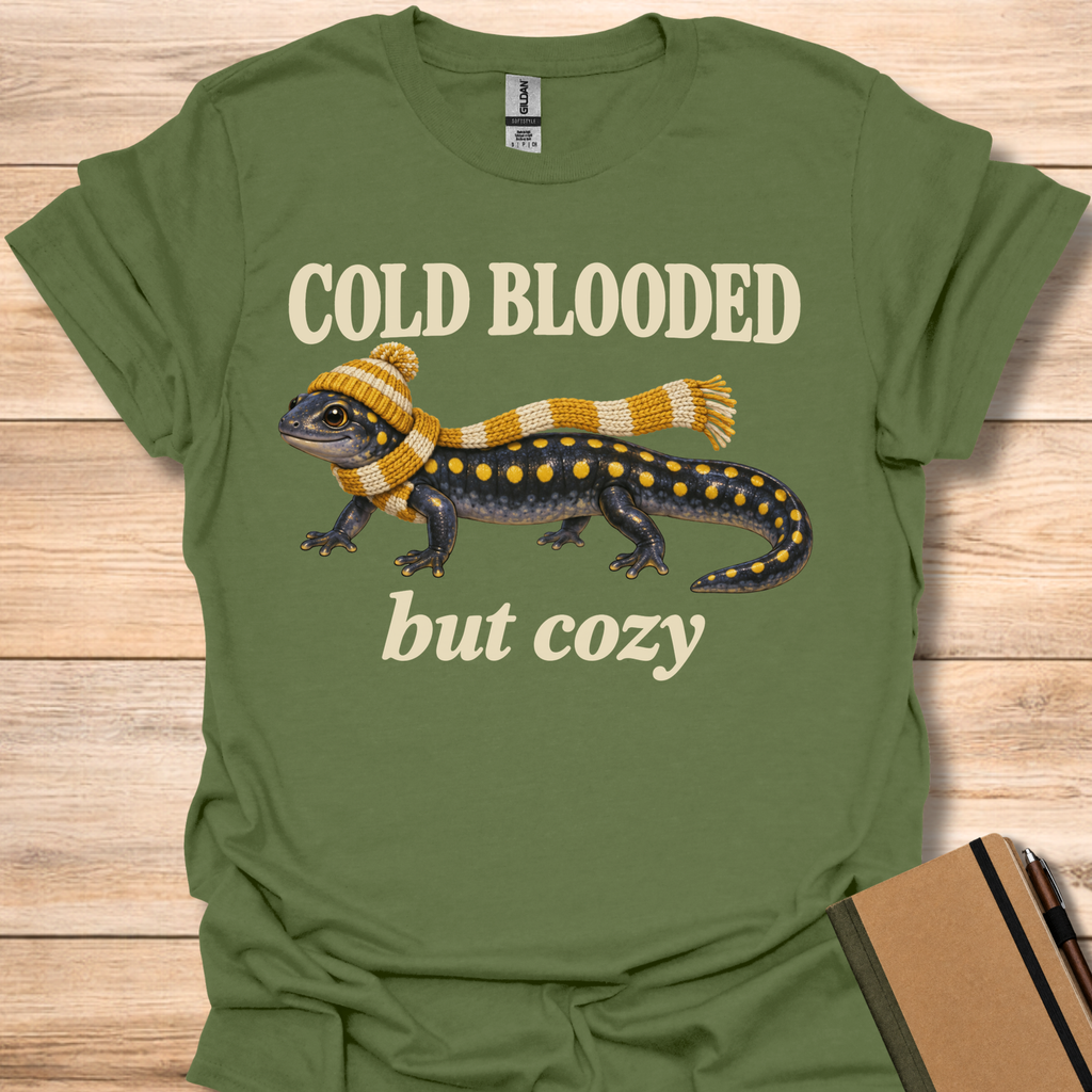 Cold Blooded But Cozy - Military Green