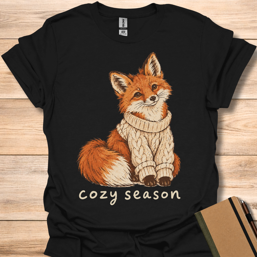 Cozy Season Fox - Black